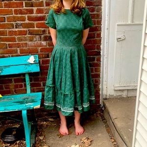 Hand made vintage cottage prairie dress